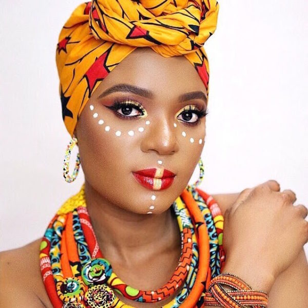 A Tutorial for the Culture! Ankara Inspired Makeup by Omabelle