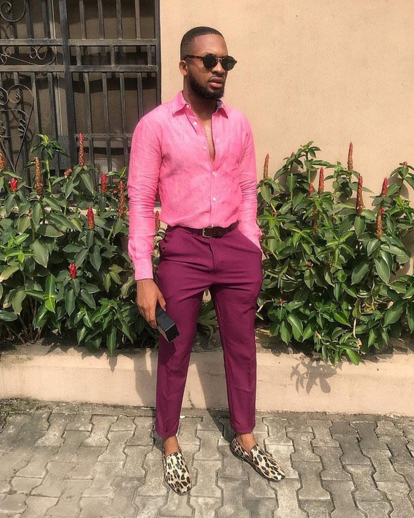 How Men Should Wear Pink According to Adebayo OkeLawal BN Style