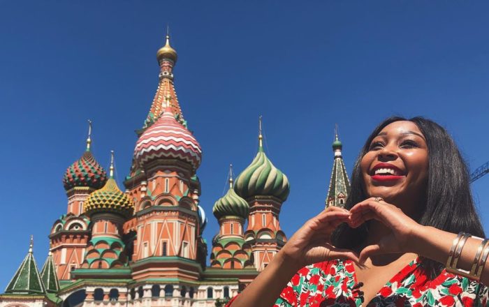 From Russia With Love! Minnie Dlamini's Moscow Travel Diary