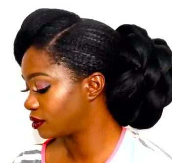 This Simple Updo by Jody's Curl Box is Perfect for Every Weekend Occasion