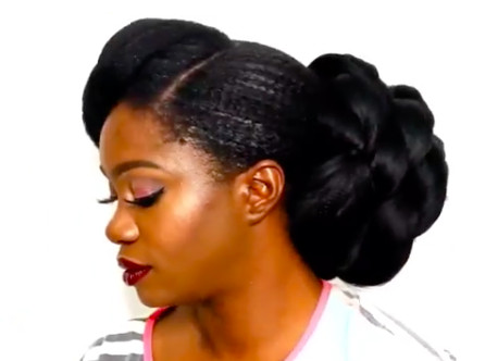 This Simple Updo by Jody's Curl Box is Perfect for Every Weekend Occasion