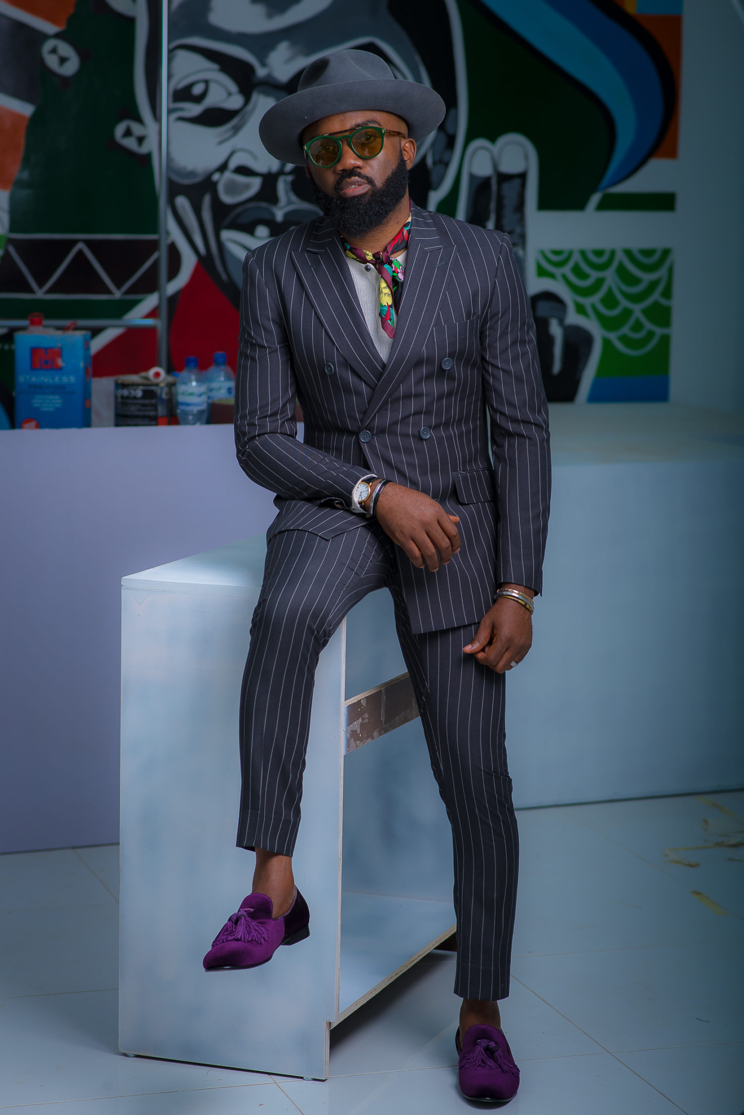 Noble Igwe Styles Timeless David Wej Designs in A Contemporary Way