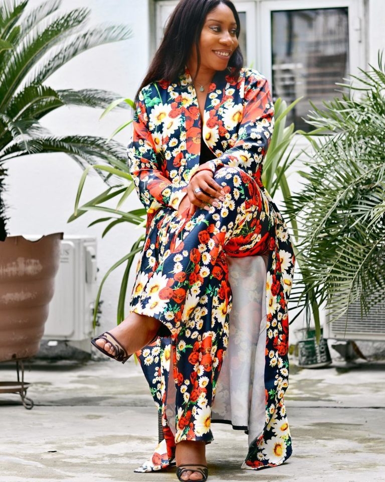 Kaylah Oniwo Takes On a Fashion-Forward, Floral-Print Kimono | BN Style