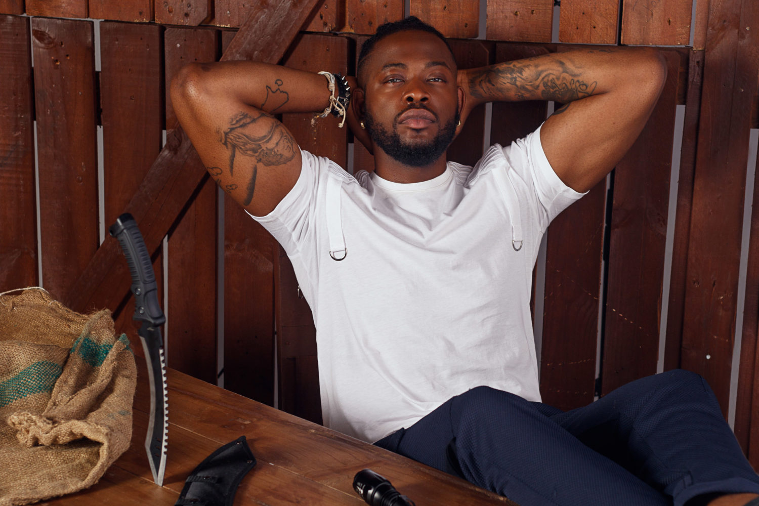 Big Brother Naija Star Teddy A and Nollywood Darling Lilian Afegbai Front NACK Apparel’s New ‘Interlude’ Collection