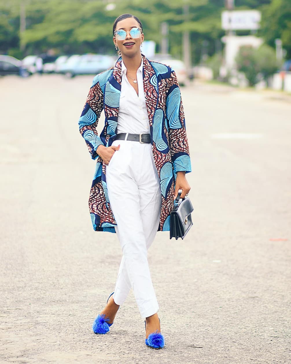 Angel Obasi Shows multiple ways to rock Ankara in your everyday style