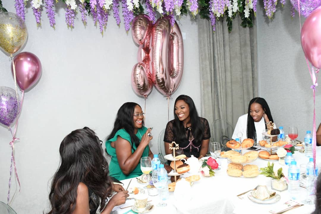 Inside ShredderGang Founder, Bunmi George’s Fancy Tea Party With Top Lady Bosses