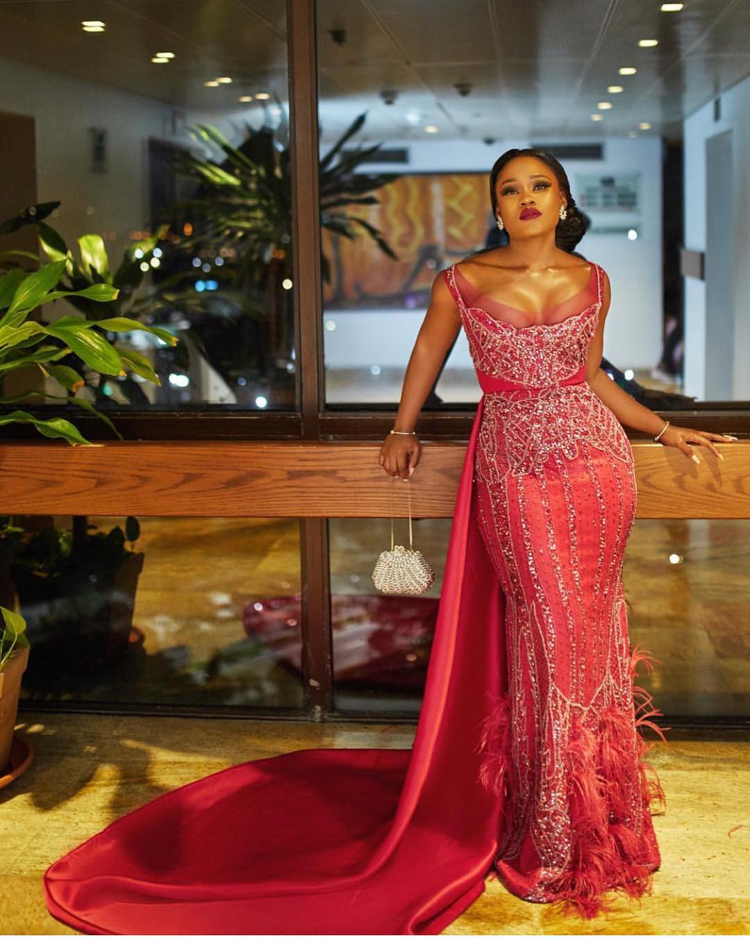 Hands Down CeeC Won Red Carpet Style At #AMVCA2018