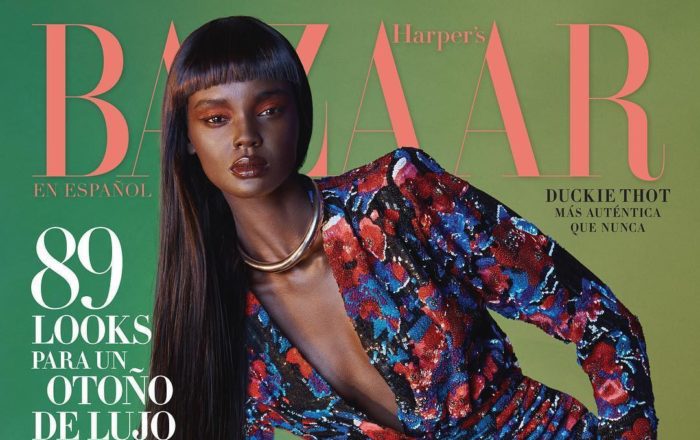 Duckie Thot is Stunning On The September Cover Of Harper's Bazaar en Español