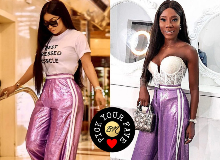 Toke Makinwa and Og Okonkwo Just Debuted The Chicest Sequin Pant of The Season!