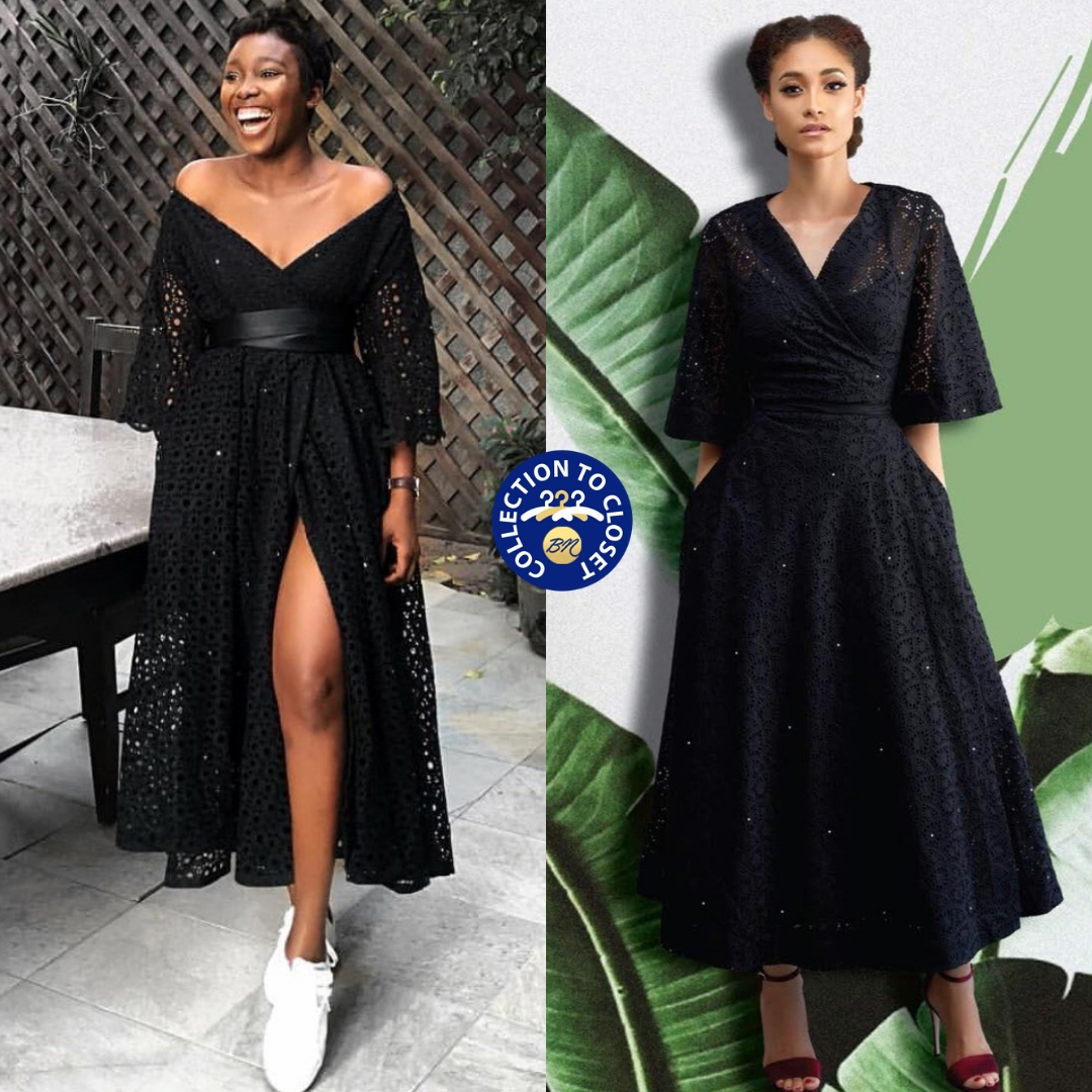 We Can't Take Our Eyes Off IamDodos In This Bello Edu Chic Wrap Dress