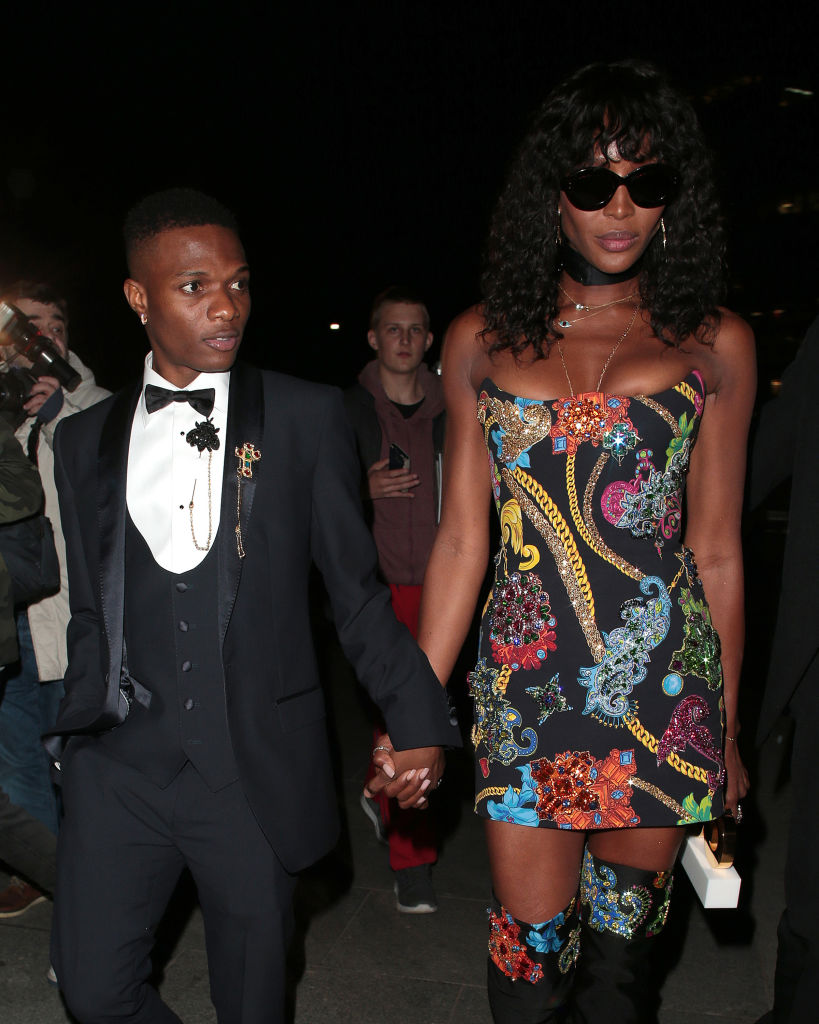 Wizkid and Naomi Campbell Just Served Us The Hottest Looks At GQ's Men Of The Year Award