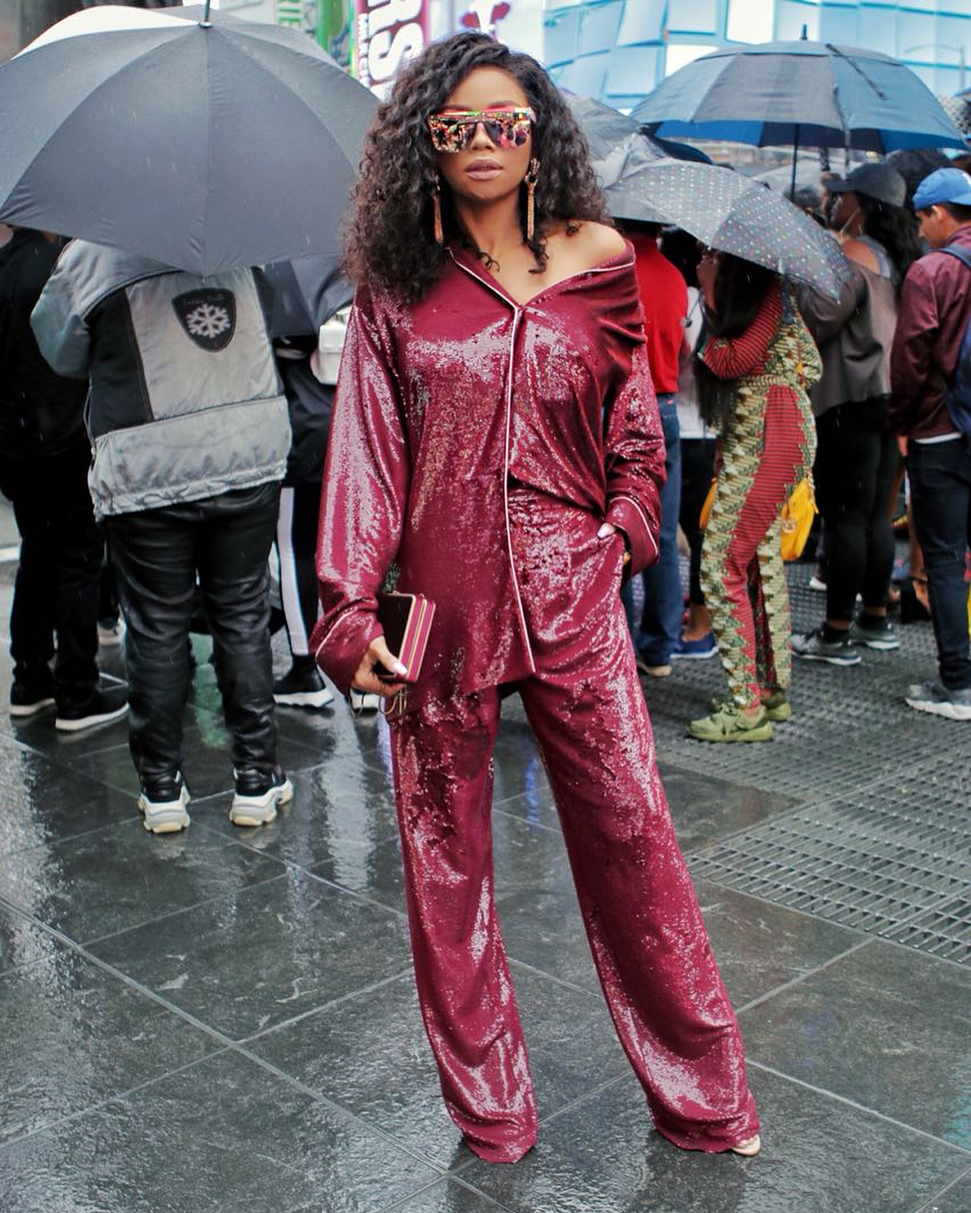 Spotted: Bonang Matheba is the Last Word in Luxe In Emilio Pucci | BN Style