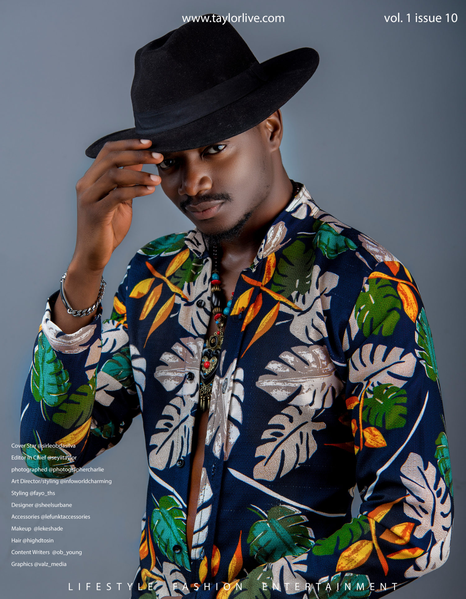 Leo Dasilvia Is The Cover Star For Taylor Live Magazine New Issue