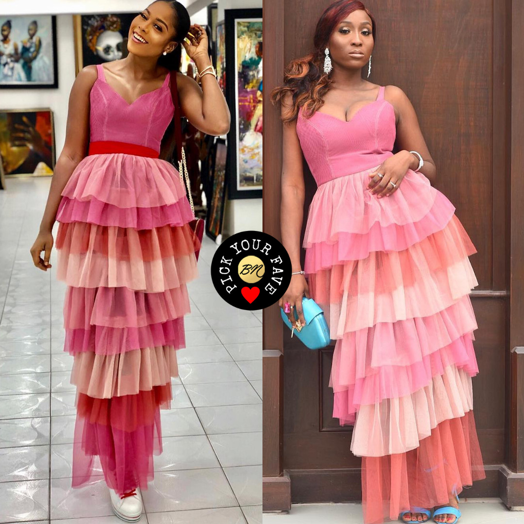 Who Rocked The Multi-coloured Tulle Dress Best- Lilian Afegbai or ...