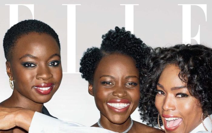 Lupita Nyong'O, Dania Gurira and Angela Bassett on Elle US Magazine