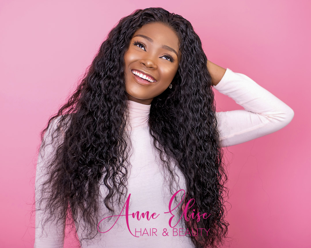 Anne Elise Real Hair’s New Lookbook Is Titled ‘A Pink Christmas’ and the Photos Are Stunning