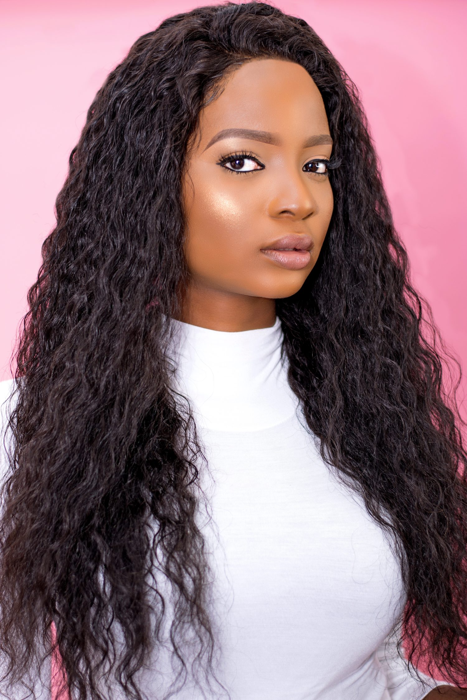 Anne Elise Real Hair’s New Lookbook Is Titled ‘A Pink Christmas’ and the Photos Are Stunning
