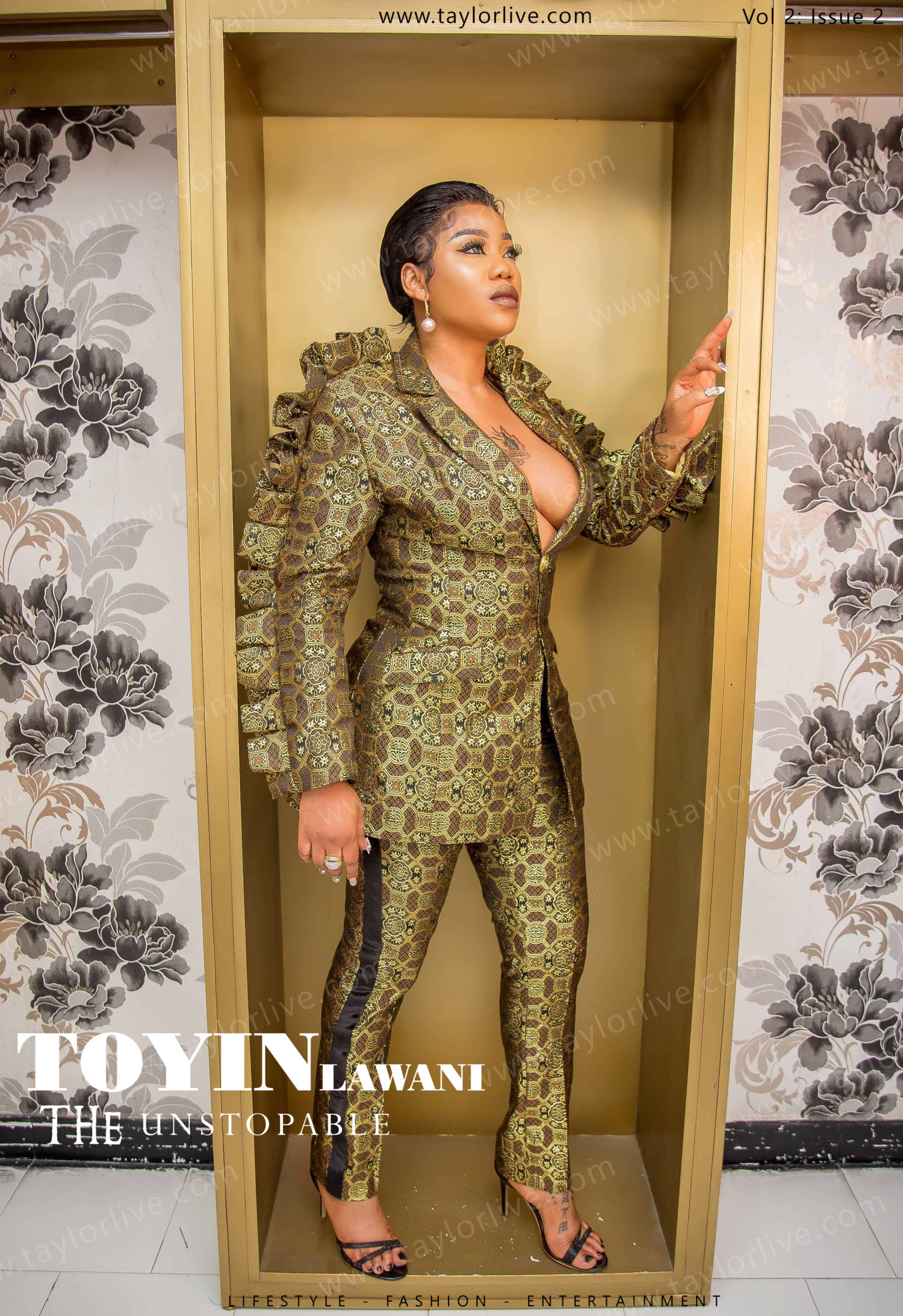 Toyin Lawani Is Fierce On The Cover Of Taylor Live Magazine’s Latest Issue!