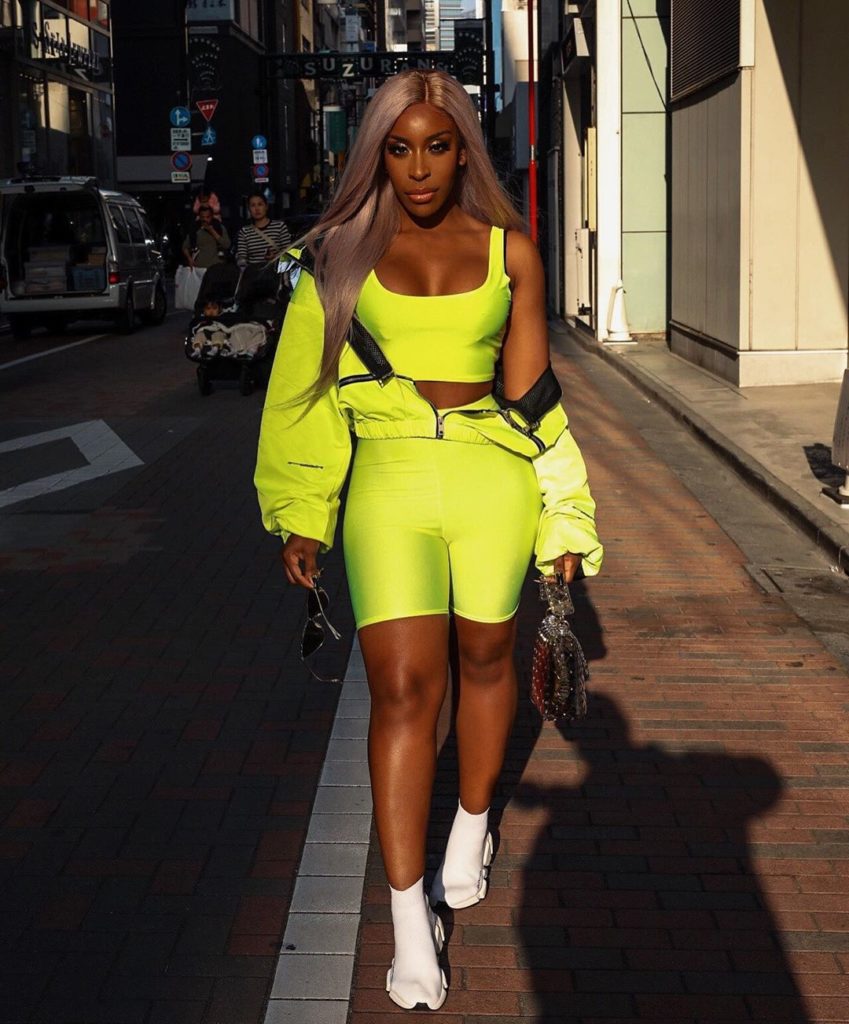 Beauty Influencer Jackie Aina Knows How To Rock Neon Green!