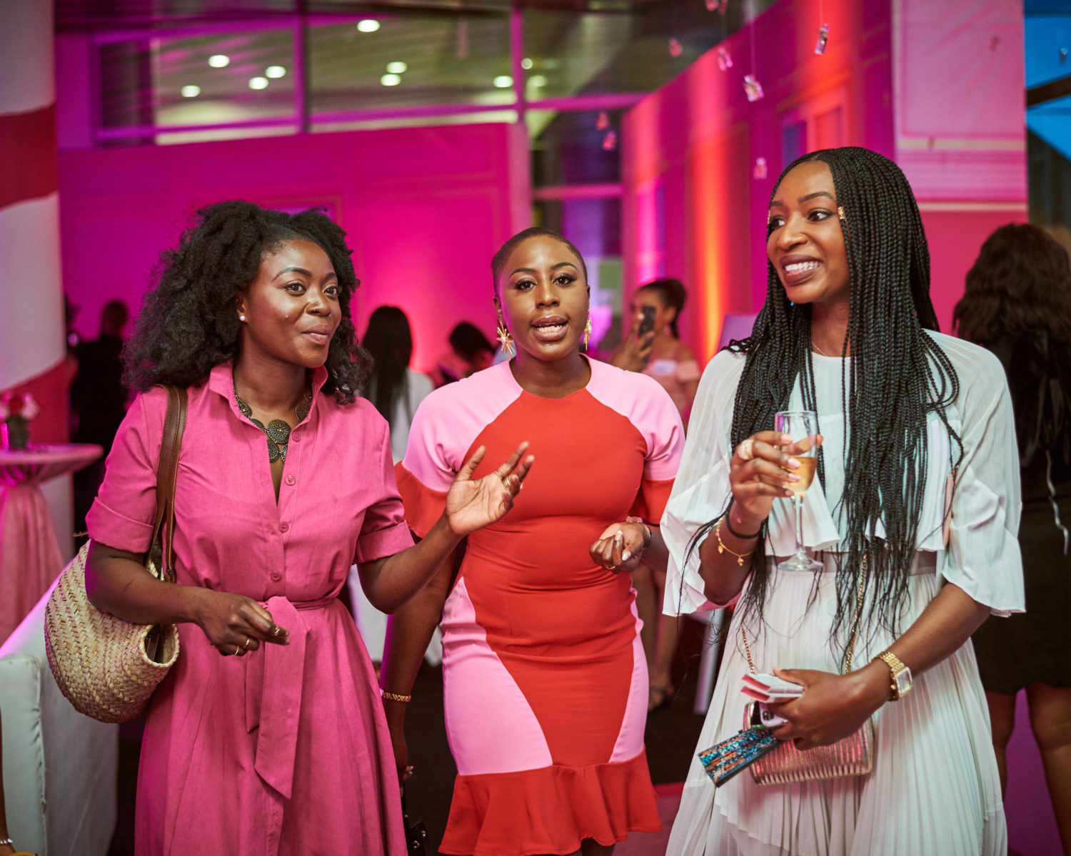 From The Pink Carpet to The Photo Booth At Lancôme’s New Fragrance Launch In Lagos, Here’s Every Photo Worth Seeing