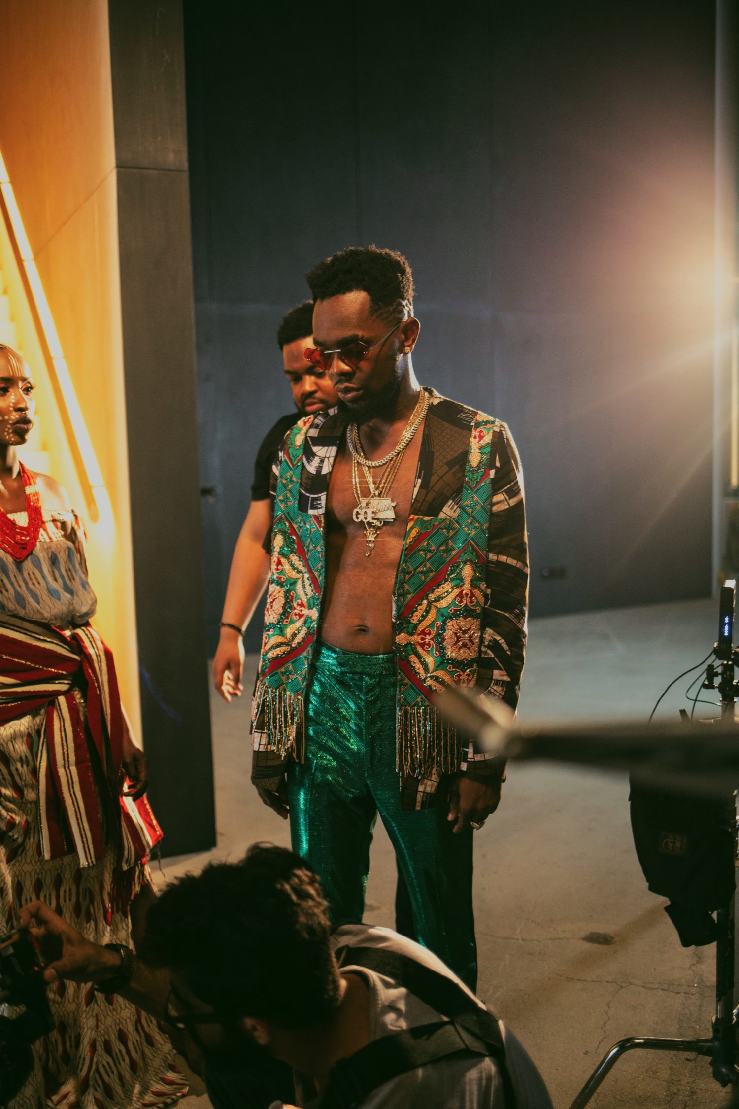 Exclusive:  Behind-The-Scenes Of Patoranking’s Super Stylish Lenge Lenge Video