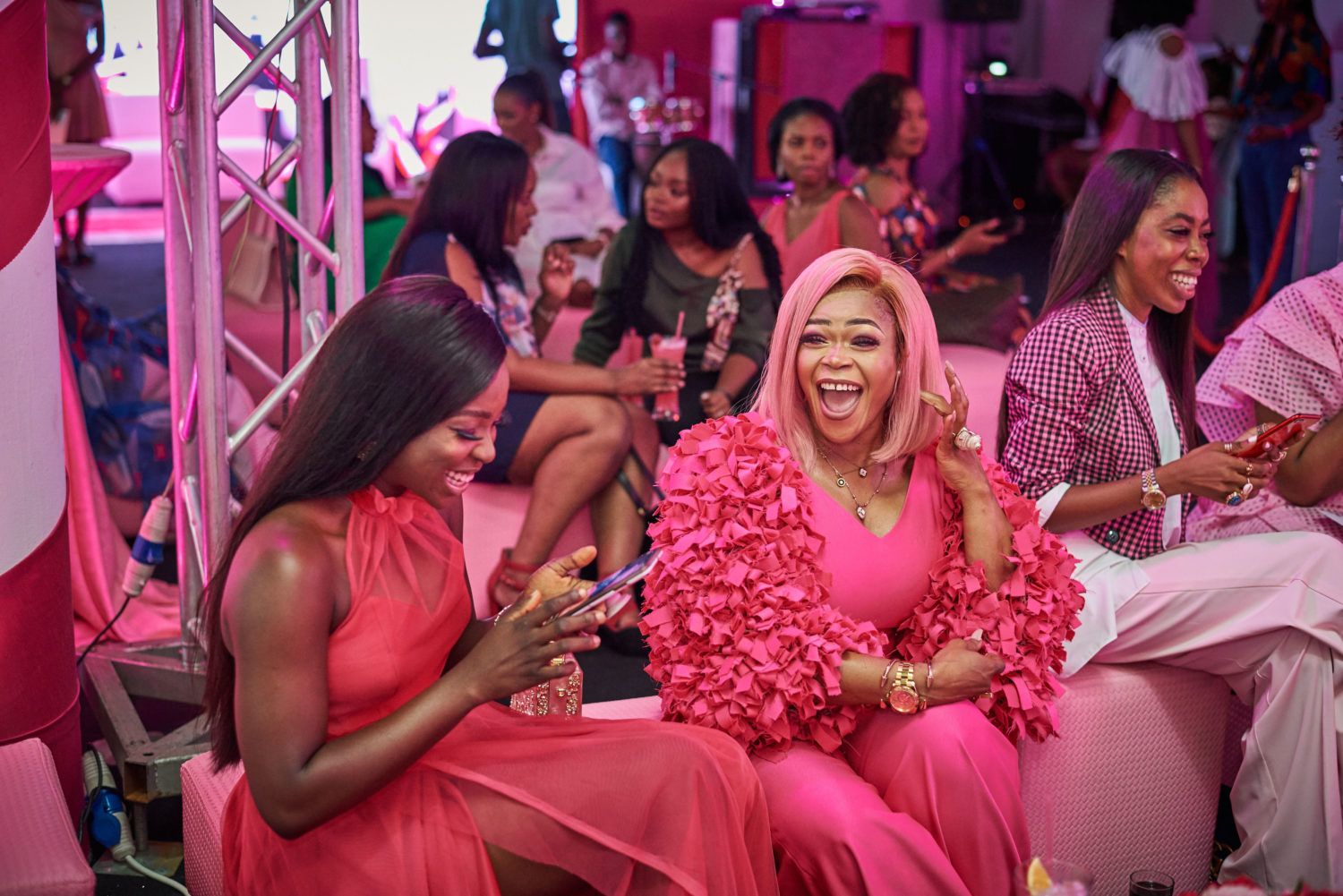 From The Pink Carpet to The Photo Booth At Lancôme’s New Fragrance Launch In Lagos, Here’s Every Photo Worth Seeing