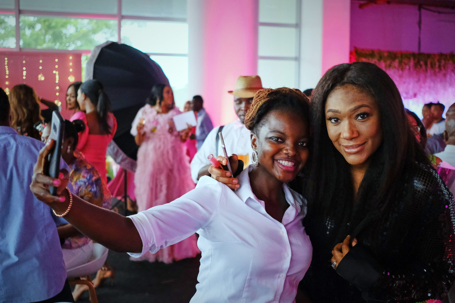 From The Pink Carpet to The Photo Booth At Lancôme’s New Fragrance Launch In Lagos, Here’s Every Photo Worth Seeing