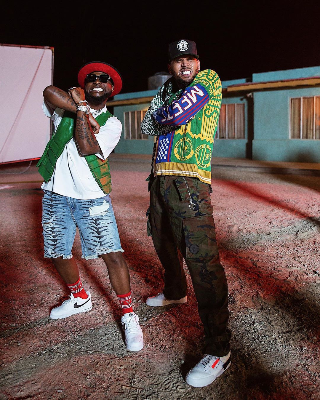 SPOTTED: Chris Brown & Davido Pose in Off-White & Louis Vuitton – PAUSE  Online
