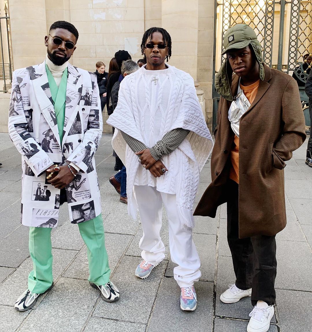 Ugo Mozie & Runtown Served Up Some Unmissable Looks at Paris Fashion ...