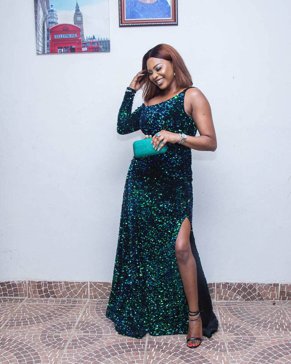 Olamide Yousuph Wore A Stunning DZYN Dress on the # ...