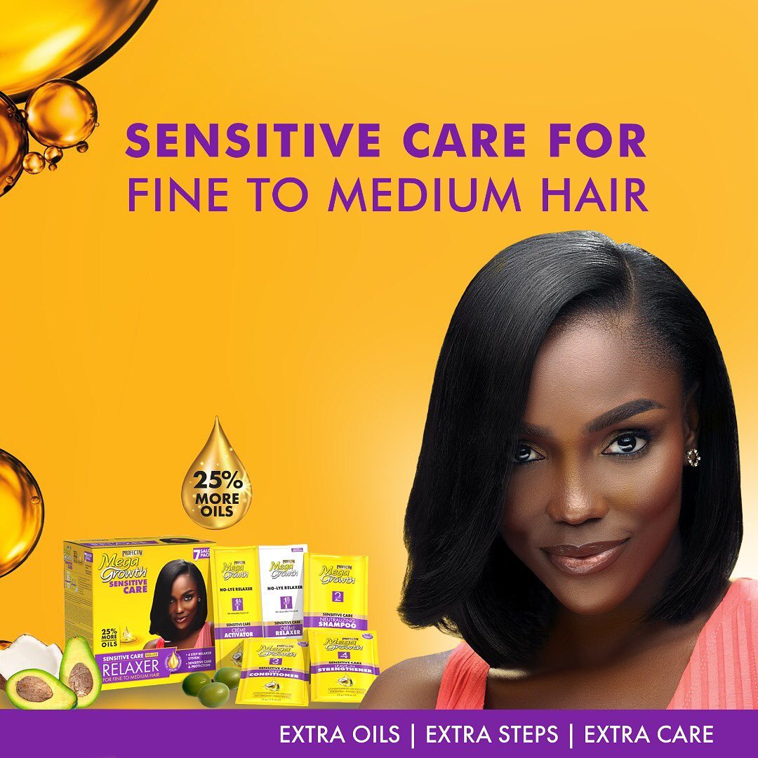 Mega Growth Nigeria Launches Sensitive Care Relaxer For Women With Soft to  Medium Hair Textures | BN Style