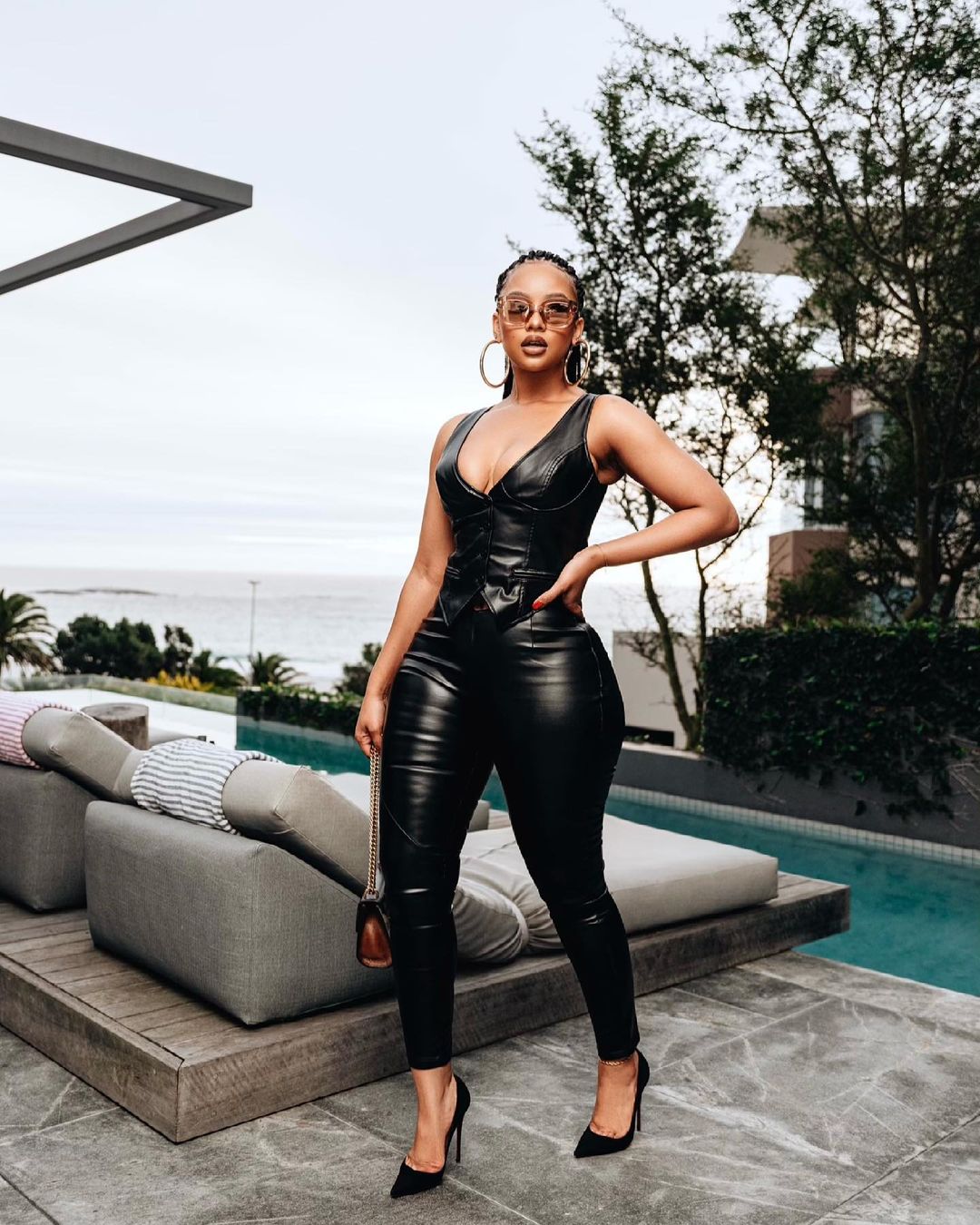 We Found The Tricks To Slaying In Leather All Year Round - Thanks Mihlali  Ndamase