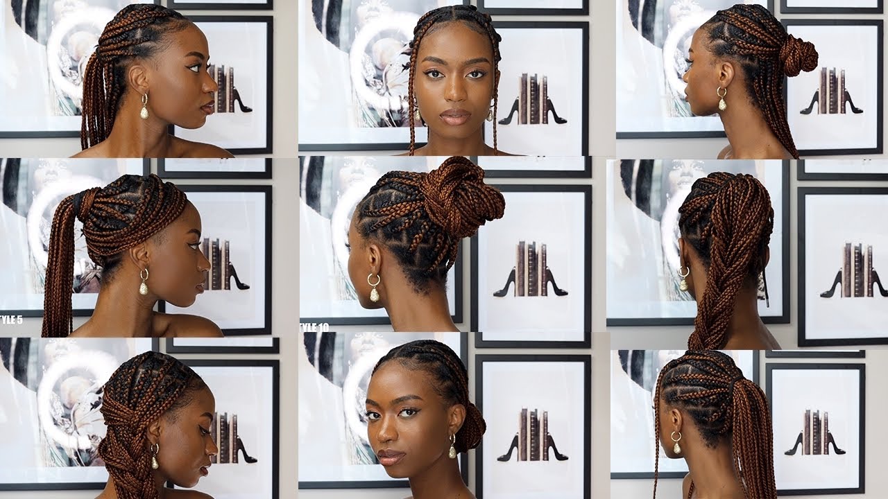 13 Easy Ways to Style Knotless Box Braids, Courtesy Glory O. Kings | BN ...