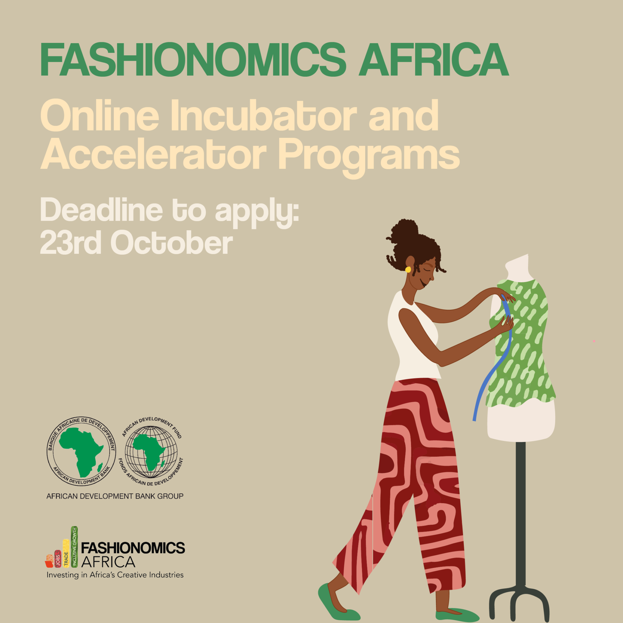 African Style Programs AfDB's Fashionomics Africa Opens Online Incubator and Accelerator ...