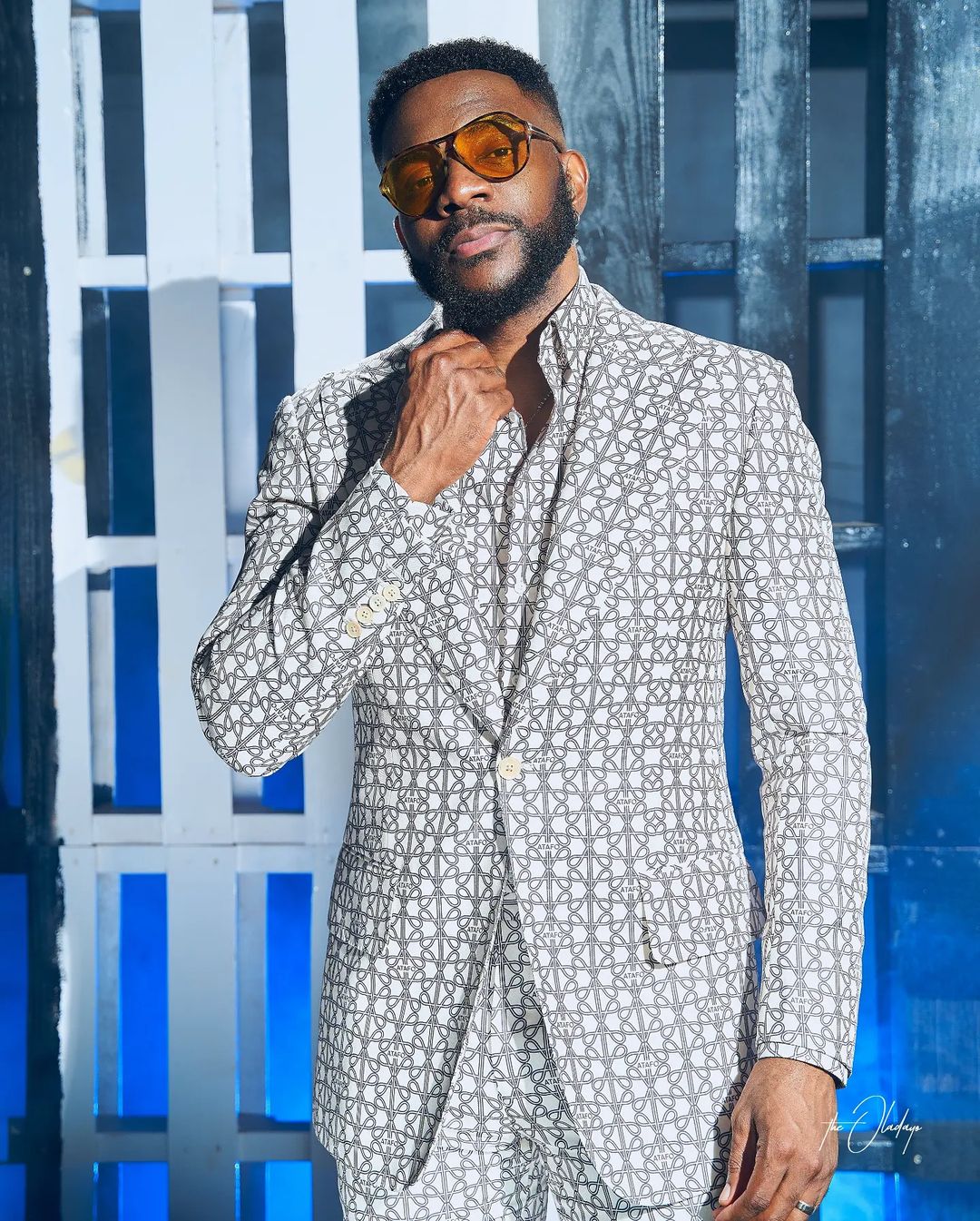 #BBTitans: Ebuka Obi-Uchendu Rocks An ATAFO Logo Print Suit For The ...