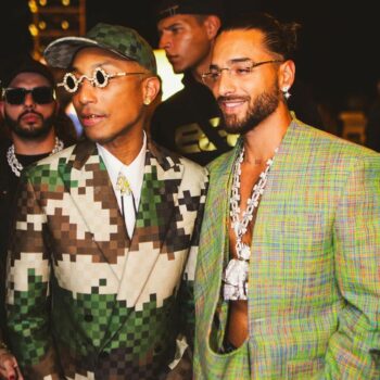 Maluma Gets Ready for Pharrell's Louis Vuitton Show