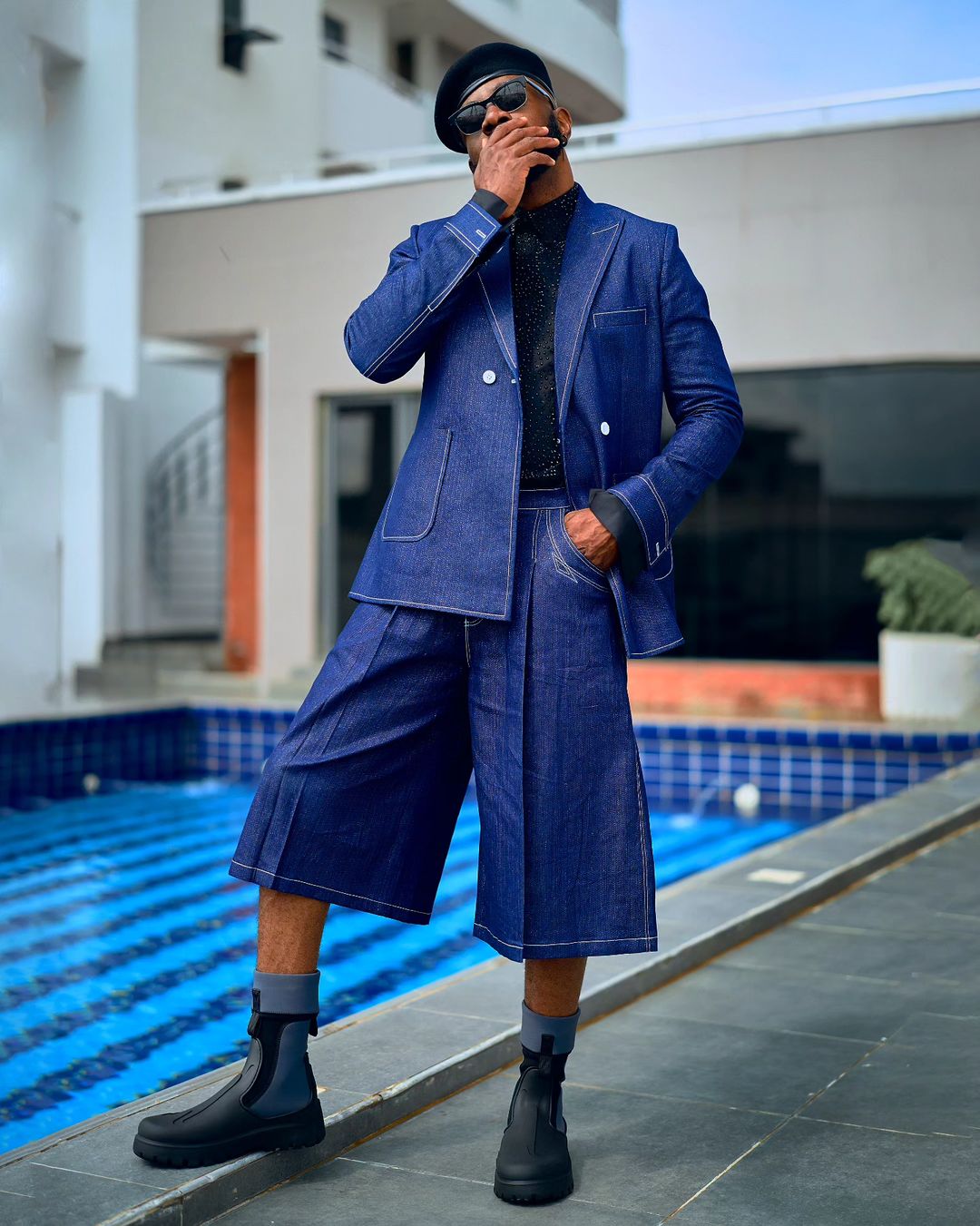 It's Street Style Tonight For Big Brother's Dapper Host At The 1st  #BBNaijaAllStars Eviction