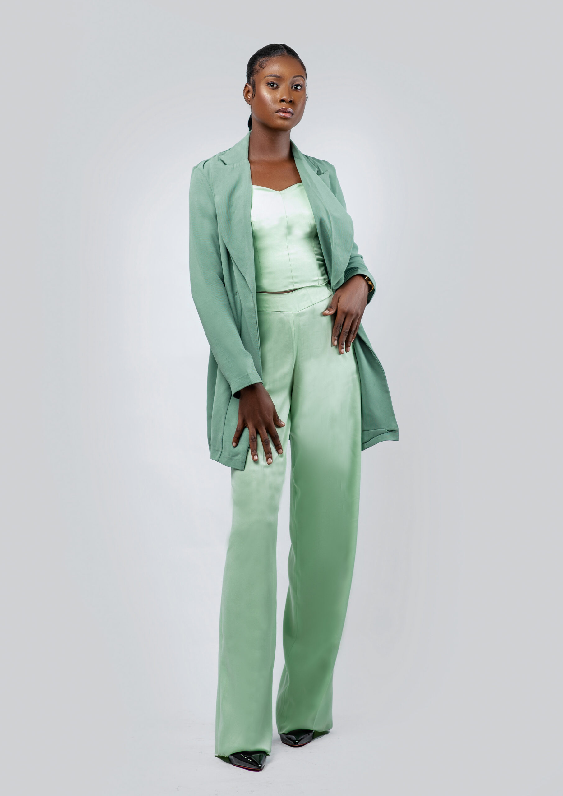 Check Out The All-Green ZALZA 2023 Collection From Faith Florence Obot ...