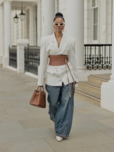 Oversized-Blazer-Obi-Corset-Belt-Workwear-Styling
