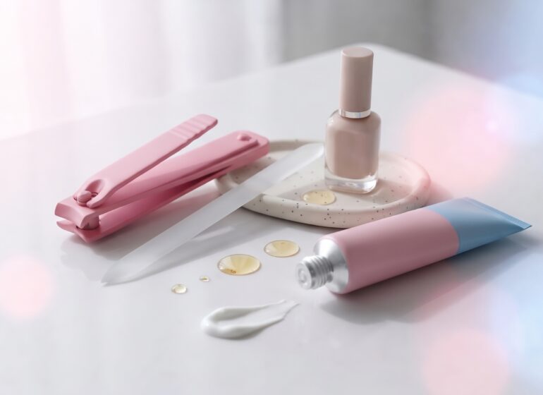 Manicure kit for natural nails