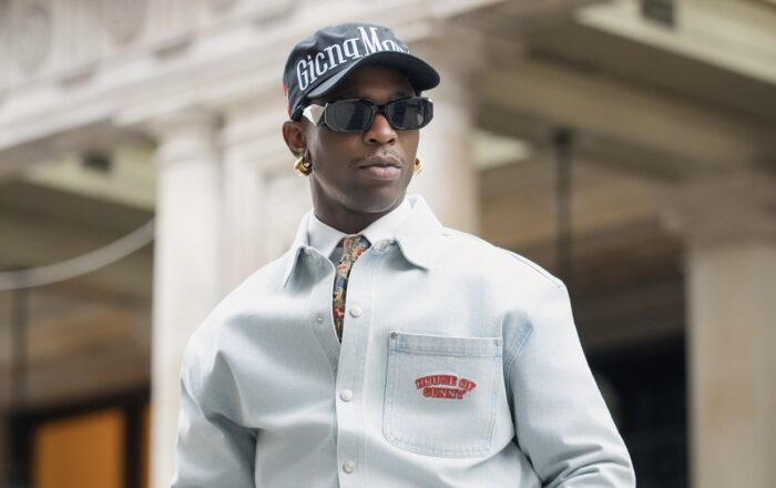 Light-wash denim jacket