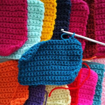 Crochet yarn and hook