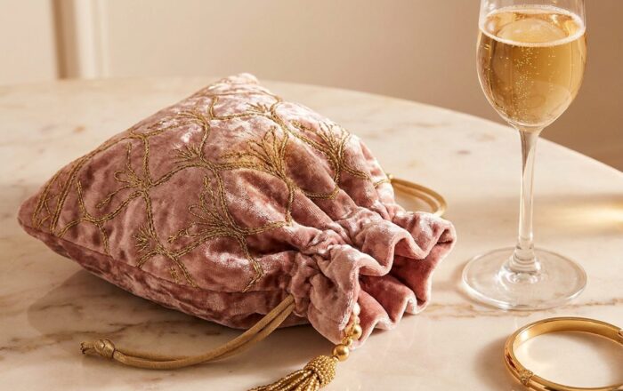 Pink pouch