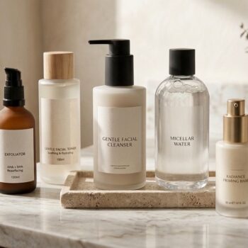 Skin prep for makeup