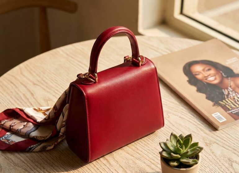 Red mini top handle