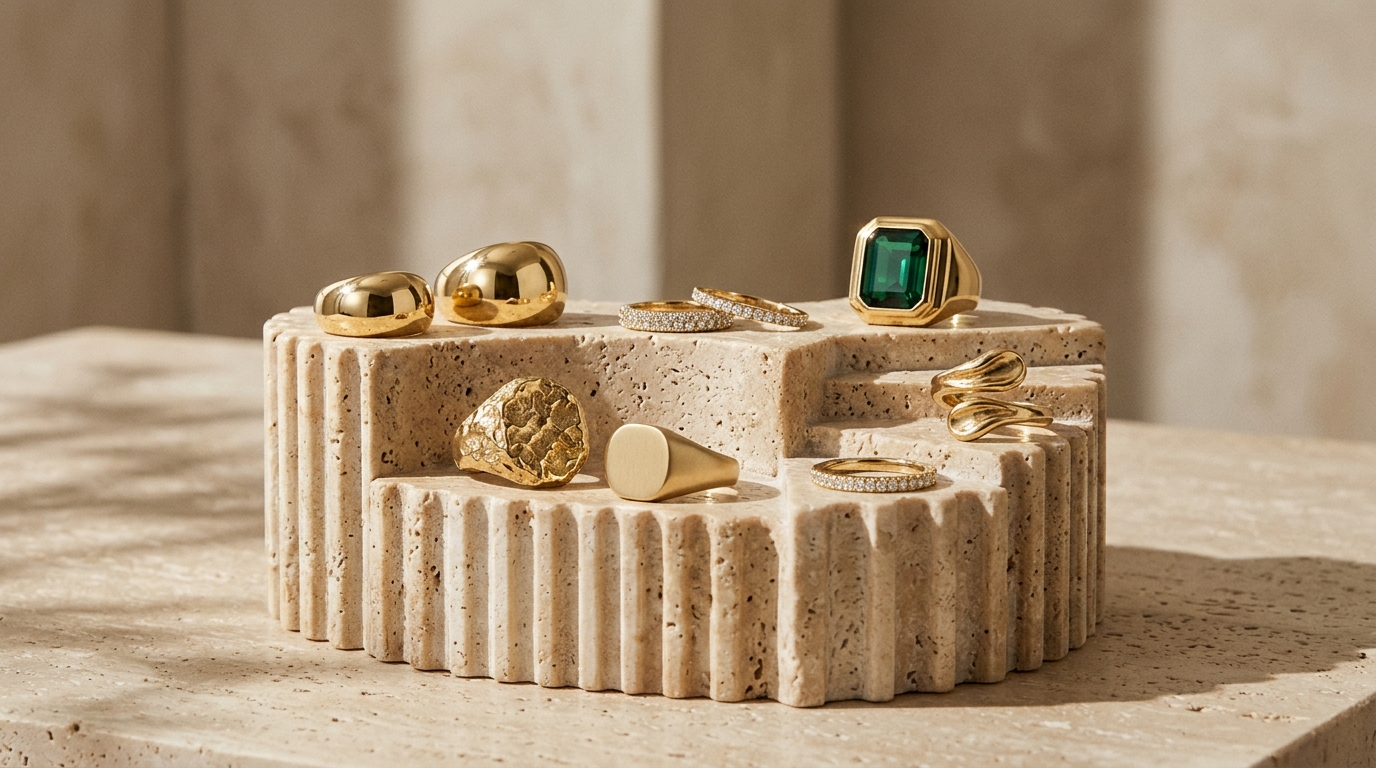 Gold rings